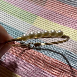 Luca + danni gold pearl bracelet
